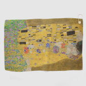 Serviette De Golf Gustav Klimt Le Baiser (Horizontal)