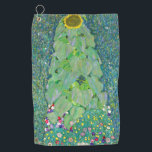 Serviette De Golf Gustav Klimt - Le tournesol<br><div class="desc">Le tournesol - Gustav Klimt,  Huile sur toile,  1907</div>