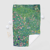 Serviette De Golf Gustav Klimt - Paysage du jardin italien (En situation)