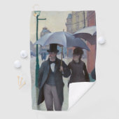 Serviette De Golf Gustave Caillebotte - Paris Street ; Rainy Day (En situation)