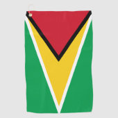 Serviette De Golf Guyana flag (Devant)