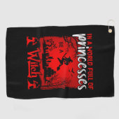 Serviette De Golf Halloween (Horizontal)