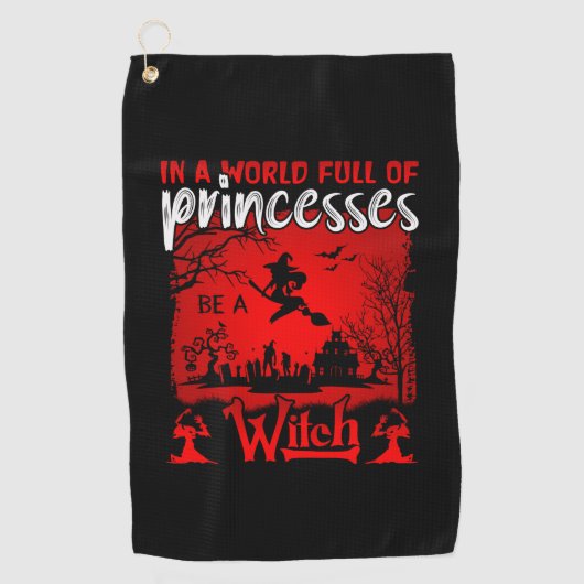 Serviette De Golf Halloween (Devant)