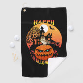 Serviette De Golf Halloween (En situation)