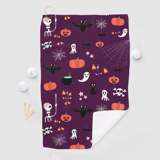 Serviette De Golf Halloween (En situation)