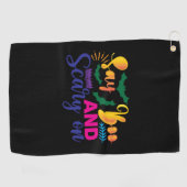 Serviette De Golf Halloween (Horizontal)