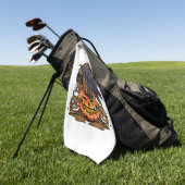 Serviette De Golf halloween (Vert)