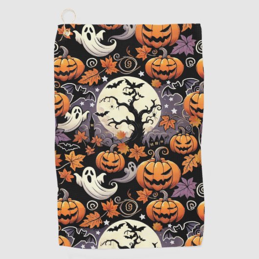 Serviette De Golf Halloween/Automne/Automne (Devant)