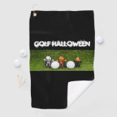 Serviette De Golf Halloween avec monstre et golf (En situation)