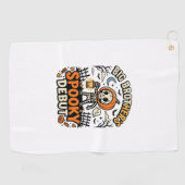 Serviette De Golf Halloween Big Brother Début Épouvantable (Horizontal)