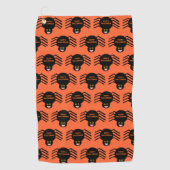 Serviette de golf Halloween Black Spider (Devant)