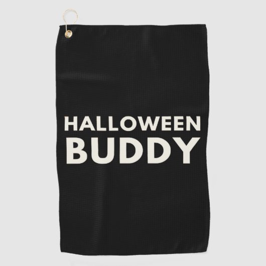 Serviette De Golf Halloween Buddy (Devant)