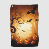 Serviette De Golf Halloween/chauve-souris/Citrouille/automne (Devant)