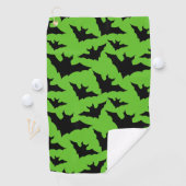 Serviette De Golf Halloween chauves-chauves-souris cool éffrayant mo (En situation)