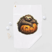 Serviette De Golf Halloween classique à thème Sloth T-shirt (En situation)