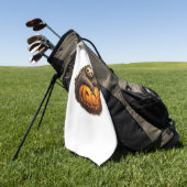 Serviette De Golf Halloween classique à thème Sloth T-shirt (Vert)