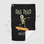 Serviette De Golf Halloween Dabbing Skatestyle (En situation)