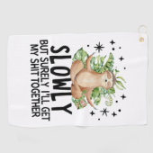 Serviette De Golf Halloween de la vache (Horizontal)