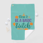 Serviette De Golf Halloween Do Not Be A Basic (En situation)