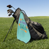 Serviette De Golf Halloween Do Not Be A Basic (Vert)