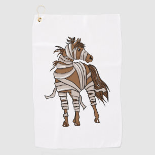 Serviette De Golf Halloween du cheval