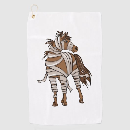 Serviette De Golf Halloween du cheval (Devant)
