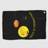 Serviette De Golf Halloween est cool (Horizontal)