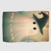 Serviette De Golf Halloween/Fantôme/Automne/Ornement capricieux (Horizontal)
