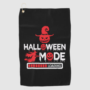 Serviette De Golf Halloween Funny Halloween Mode Loading Birthday