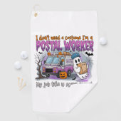 Serviette De Golf Halloween Ghost, Postal Worker (En situation)