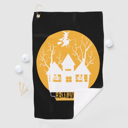 Serviette De Golf Halloween Halloween (En situation)