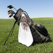 Serviette De Golf Halloween Infirmière Scary Coquette Bow Classic T- (Vert)