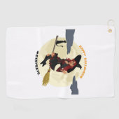Serviette De Golf Halloween - Joyeux Halloween ! (Horizontal)