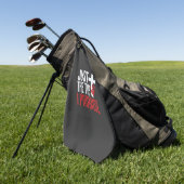 Serviette De Golf Halloween Juste la pointe Croix sanglant (Vert)