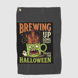 Serviette De Golf Halloween prépare des friandises effrayantes Tasse