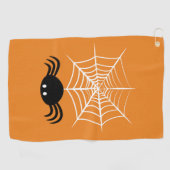 Serviette De Golf Halloween Spider Web (Horizontal)