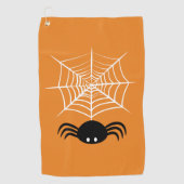 Serviette De Golf Halloween Spider Web (Devant)