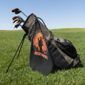 Serviette De Golf Halloween Welcome (Vert)