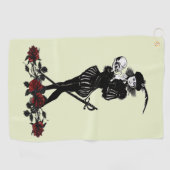 Serviette De Golf Hamlet Le Barde Vert Citron  (Horizontal)