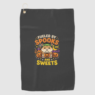 Serviette De Golf Hamster d'Halloween alimenté par les fantômes et l