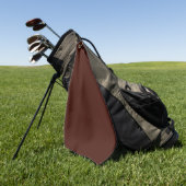 Serviette De Golf Haricot noir (couleur solide) (Vert)