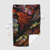 Serviette De Golf Harmonie des couleurs Art Abstrait (En situation)
