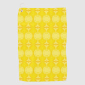 Serviette De Golf Harmonie Dorée (Devant)