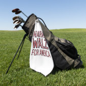 Serviette De Golf harris walz pour l'amérique (Vert)