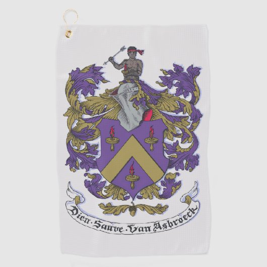 Serviette de golf Hasbrouck (Devant)