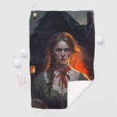Serviette De Golf Haunting house (En situation)
