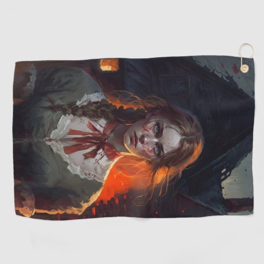 Serviette De Golf Haunting house (Horizontal)