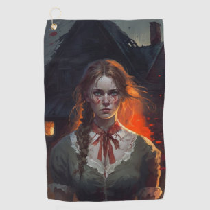 Serviette De Golf Haunting house