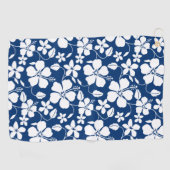 SERVIETTE DE GOLF HAWAIIAN HULA (HIBISCUS) NAVY (Horizontal)