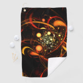 Serviette De Golf Heartbeat (En situation)